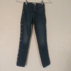 Jordache girls size 7 medium wash skinny jeans